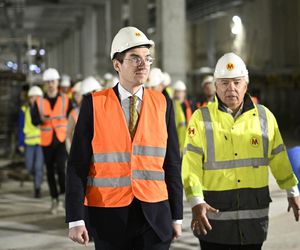 Byliśmy na budowie ostatniej stacji metra w Warszawie. Widok zapiera dech w piersiach