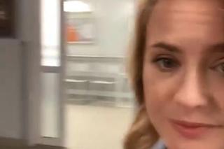 M jak miłość. Marta Chodorowska (Julia) na planie