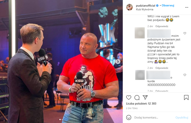 Zakończenie dyskusji u Pudziana