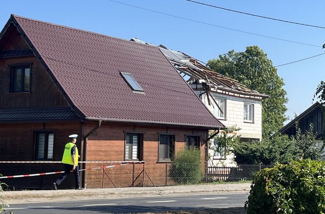 Rosyjski dron spadł na dom. "To było straszne. Spokoju już nie będzie"