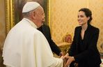 Papież Franciszek spotykał się na przestrzeni lat z gwiazdami