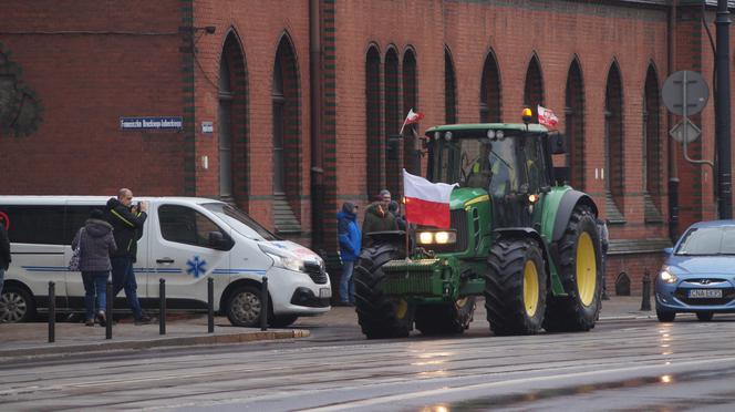 Strajk rolników w Bydgoszczy [ZDJĘIA]