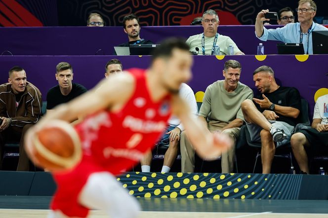 Gwiazdy na meczu Polska - Francja