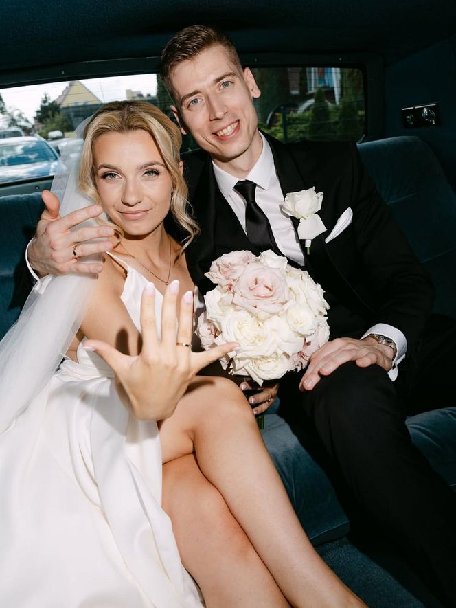 Kamil Semeniuk z żoną Katarzyną