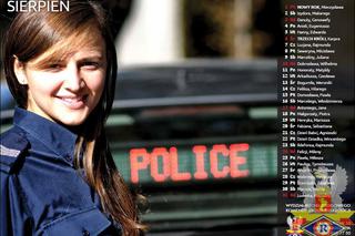 Sierpień 2016 - kalendarz z policjantkami