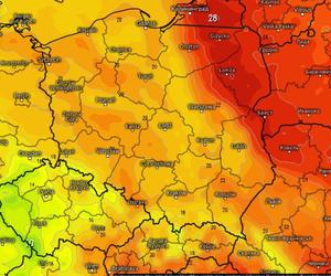 Mapy gorąca dla Polski we wrześniu