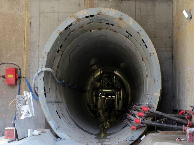 II linia metra- tarcza Maria drąży tunel