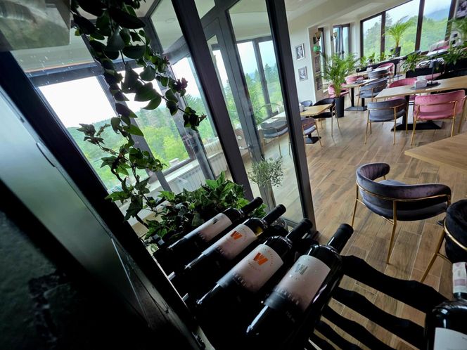 Kawiarnia Widokowa w Polańczyku Perła Bieszczadów.