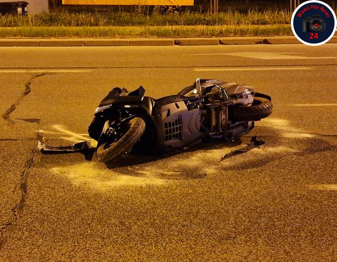 Śmiertelny wypadek na Radzymińskiej. Motocyklista nie miał szans na przeżycie