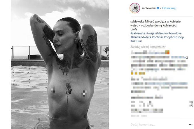 Sablewska rozebrała sie dla Miłosci