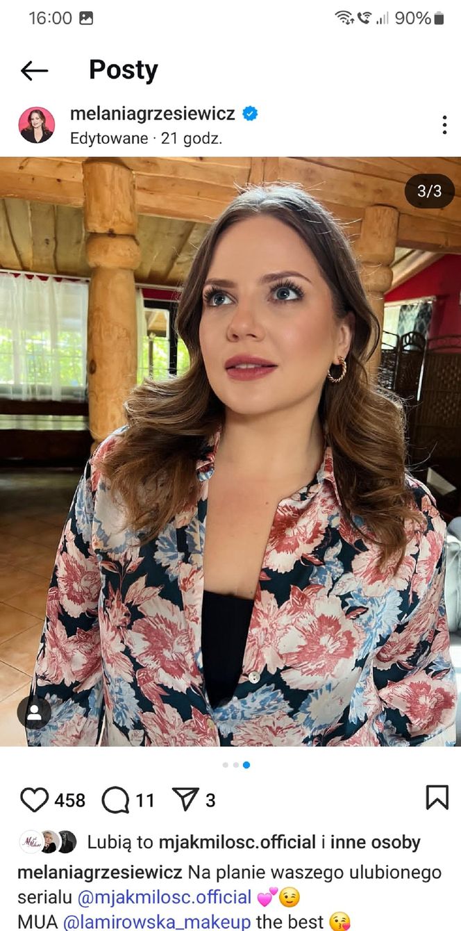 M jak miłość nowy sezon po wakacjach. Anita (Melania Grzesiewicz) na planie