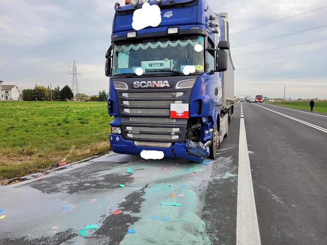Poważny wypadek koło Torunia. Kierowca miał ogromne szczęście