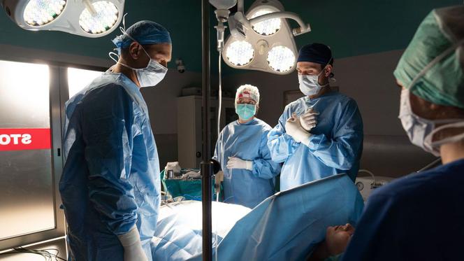 Na dobre i na złe odcinek 727. Falkowicz (Michał Żebrowski), Michał Wilczewski (Mateusz Janicki)