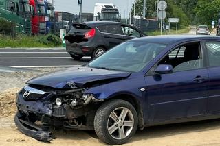 Wypadek wozu strażackiego OSP Dąbrowa