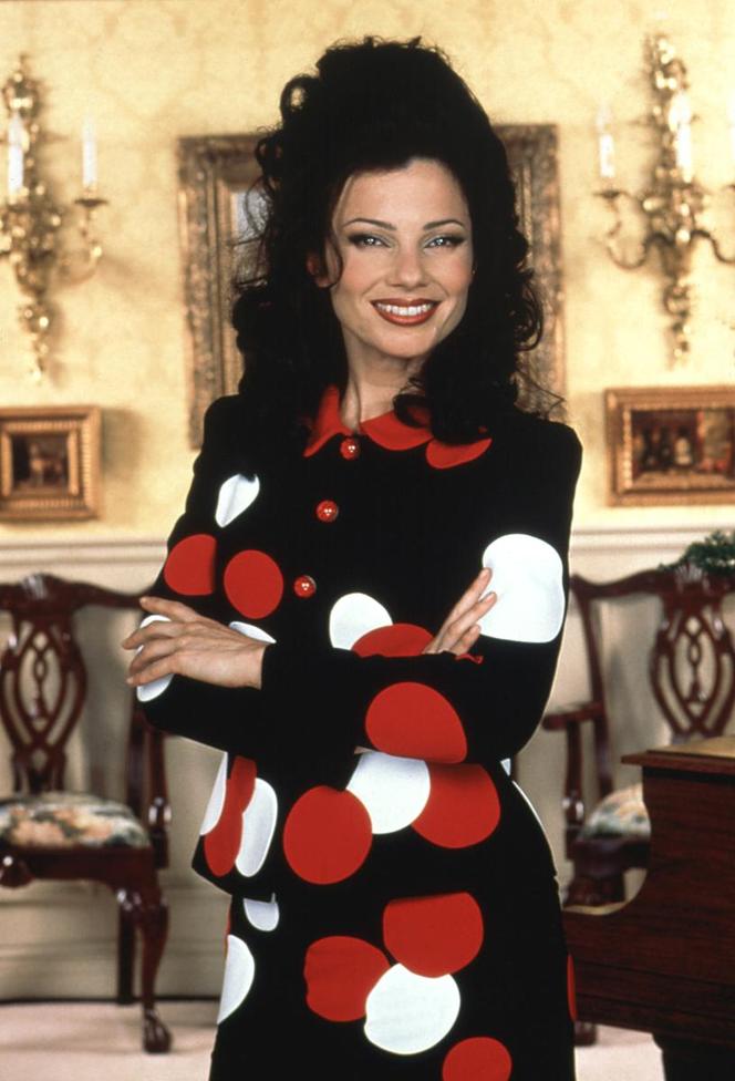 Fran Drescher na planie serialu "Pomoc domowa"