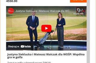 WOŚP 2025 - aukcje gwiazd