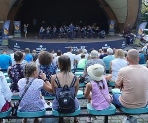 Festiwal Orkiestr Wojskowych w muszli koncertowej w Lublinie