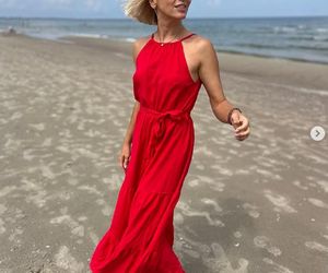 Iwona Rejzner (Dorota z M jak miłość) prywatnie na wakacjach nad Bałtykiem