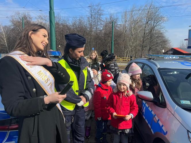 Akcja śląskiej policji z okazji Dnia Kobiet! Dołączyła nawet Miss Polski 2019