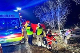 Tragedia na drodze w powiecie kieleckim. Zginęły dwie osoby!