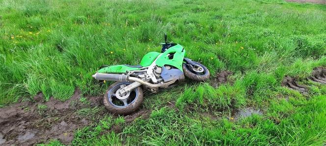 Policjant z iławskiej grupy SPEED dogonił motocyklistę ... na rowerze!