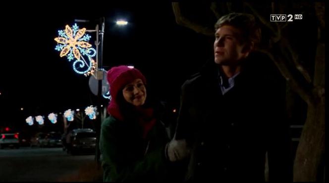 M jak miłość odc. 1226. Iza (Adriana Kalska), Marcin (Mikołaj Roznerski)