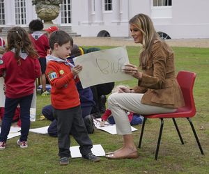 Pierwsza Dama USA w Windsorze spotkała się z królową Kamilą i księżną Kate