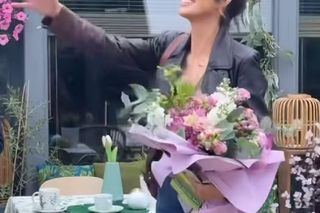 M jak miłość. Kama (Michalina Sosna) na planie