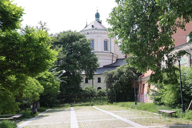 Taras widokowy na placu im. Jerzego Giedroycia w Lublinie