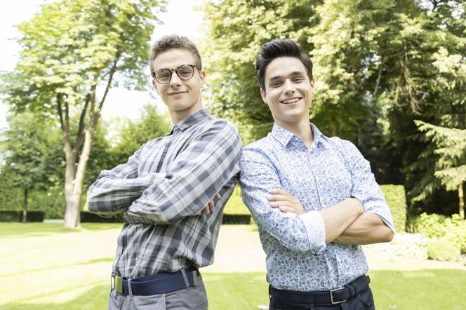 Kowalscy kontra Kowalscy. Janek (Patryk Cebulski), Nikodem (Jakub Zdrójkowski)