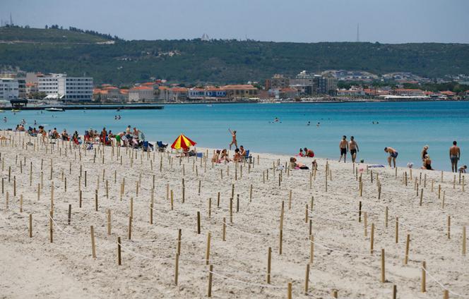 Plaża w Izmirze, Turcja