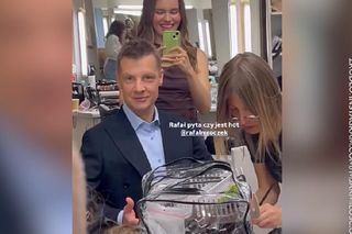 M jak miłość sesja. Dominika Kachlik (Franka), Farał Mroczek (Paweł)