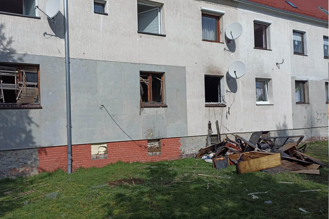 Brzeg: Eksplozja gazu w jednym z mieszkań. 7 osób zostało poszkodowanych