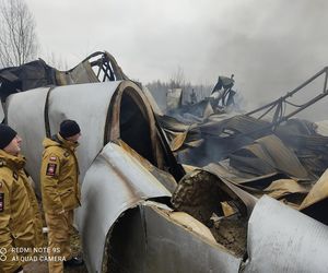 Dwie doby zajęło gaszenie potężnego pożaru w woj. lubelskim