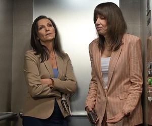 Pierwsza miłość, odcinek 4058: Izabela (Olga Bończyk), Grażyna (Grażyna Wolszczak), Maja (Julia Kamińska)