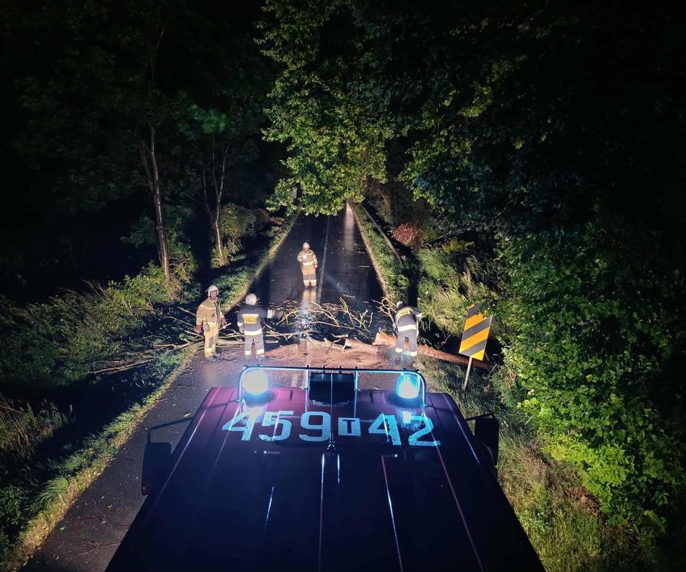 Ogromne szkody po nocnych burzach w Świętokrzyskiem