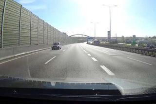 Senior jechał pod prąd na autostradzie A4 w Katowicach