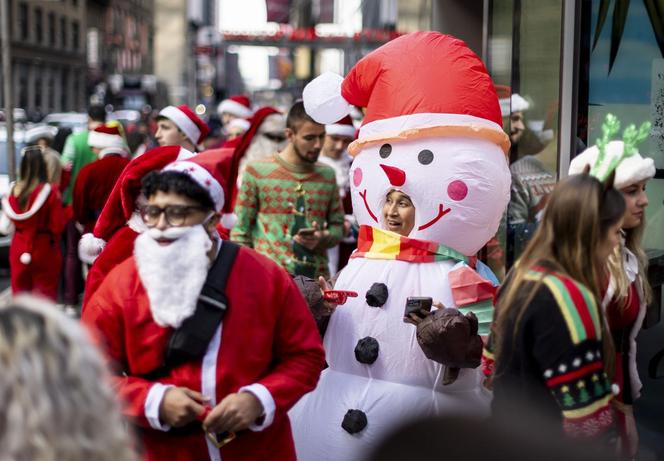 SantaCon w Nowym Jorku. Tysiące Mikołajów na ulicach miasta