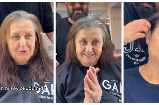 Kobieta po 60-tce modliła się, gdy fryzjer obcinał jej włosy. Bez skrupułów skrócił pasma o połowę i zrobił jej odmładzającą fryzurę dla kobiet po 60-tce