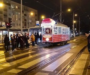 Mikołajkowy tramwaj w Szczecinie