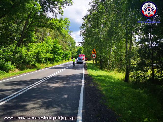 Łódzkie: Tragiczny wypadek w Teofilowie. Nie żyje 33-letni motocyklista