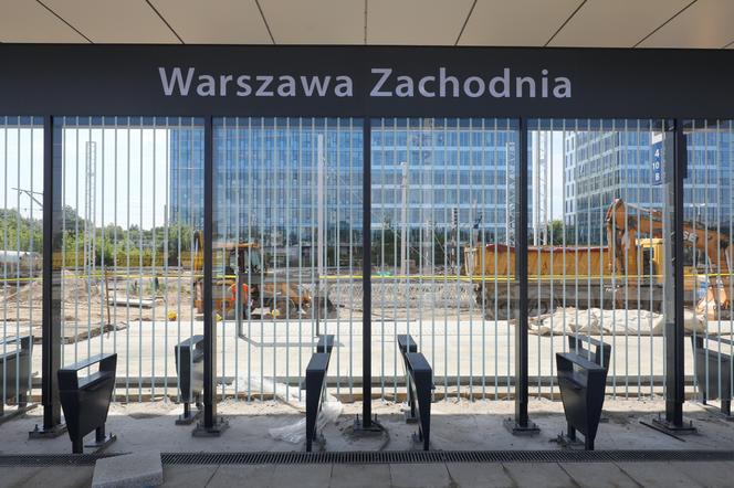 Prace budowlane na stacji Warszawa Zachodnia