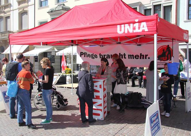 Protest polskich opiekunek w Szwajcarii