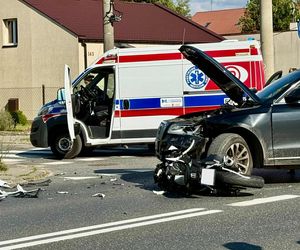 22-letnia kobieta na skuterze potrącona przez samochód