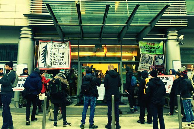 Protest rozpoczął się około godziny 9 rano.