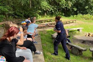 Kontrole uczestników letniego wypoczynku w powiecie nowomiejskim