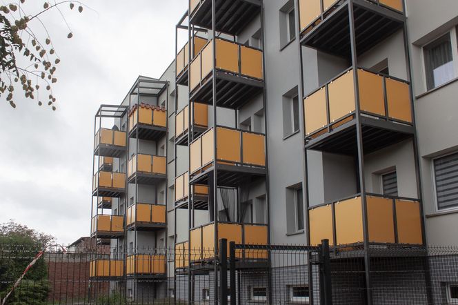 Blok przy Fredry 7 w Katowicach po termomodernizacji