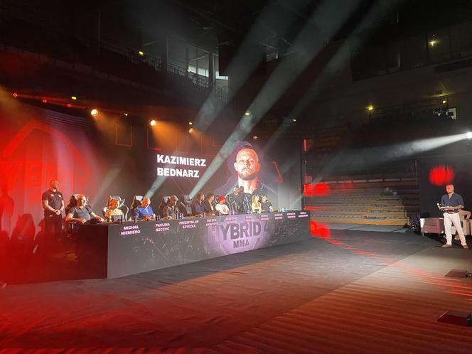 Konferencja w przed galą Hybrid MMA 4  w Zielonej Górze