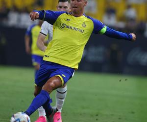  Cristiano Ronaldo kontra Grzegorz Krychowiak w meczu Al-Nassr - Al-Shabab 