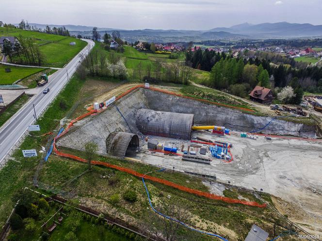 Tak powstaje najdłuższy tunel w Polsce. Będzie miał ponad 2 kilometry długości!